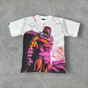 Magneto Marvel Comics AOP X-Men Size XL All Over Print Double Sided T-Shirt